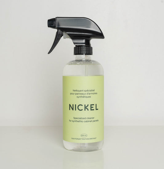 Nettoyant spécialisé pour panneaux d'armoires synthétiques - Nickel 